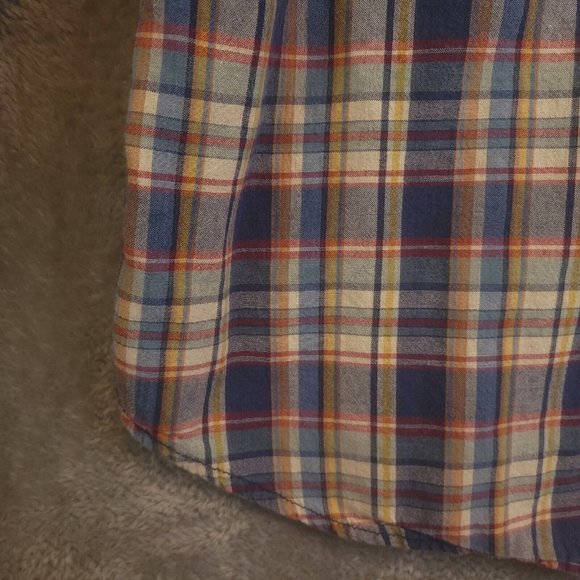 Mambo Australia Mens Shirt Western Pearl Snap Long Sleeve Pockets Plaid Multi XL - Picture 12 of 13